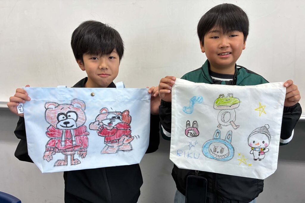 完成したオリジナルエコバック