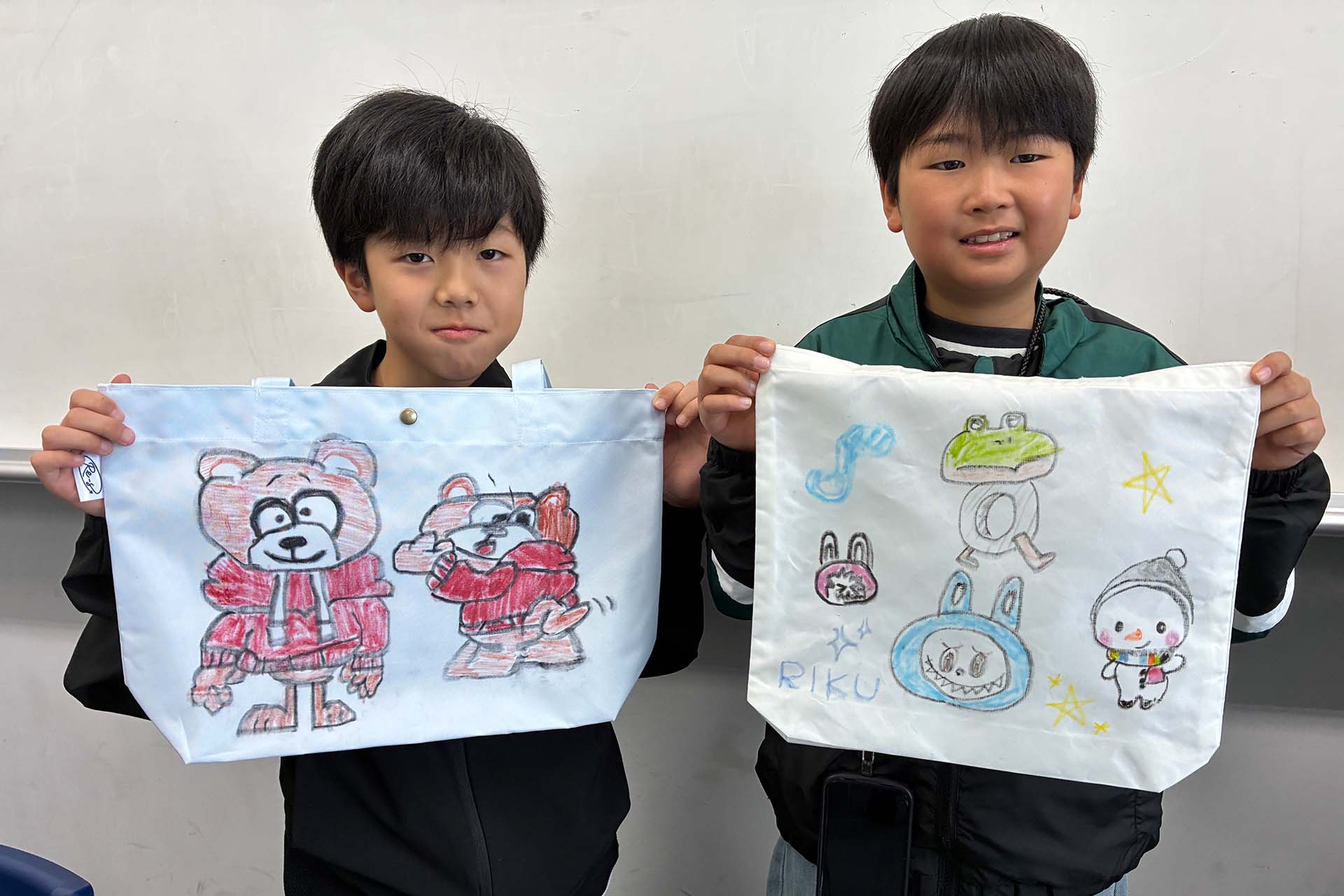 完成したオリジナルエコバック